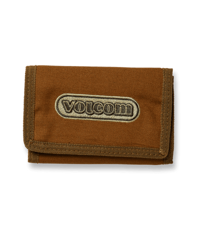 Volcom Ninetyfive Trifold Wallet - Dusty Brown