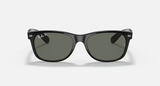 Ray-Ban New Wayfarer Sunglasses - Black W/ G-15 Green