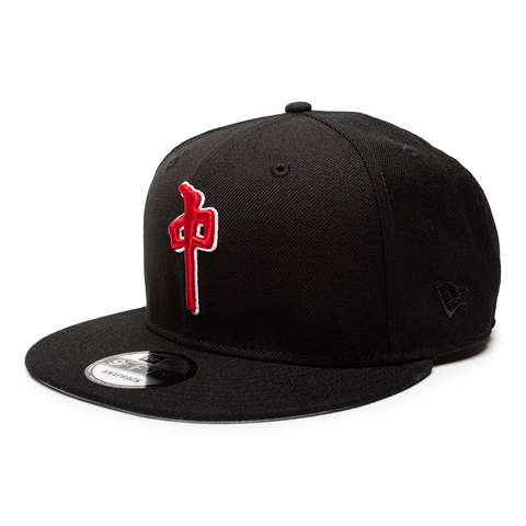 RDS New Era Dynasty Snapback Hat - Black/Red