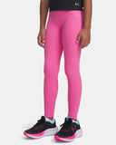 Under Armour Girls' UA Motion Leggings - Pink Frenzy / Posh Pink - 637