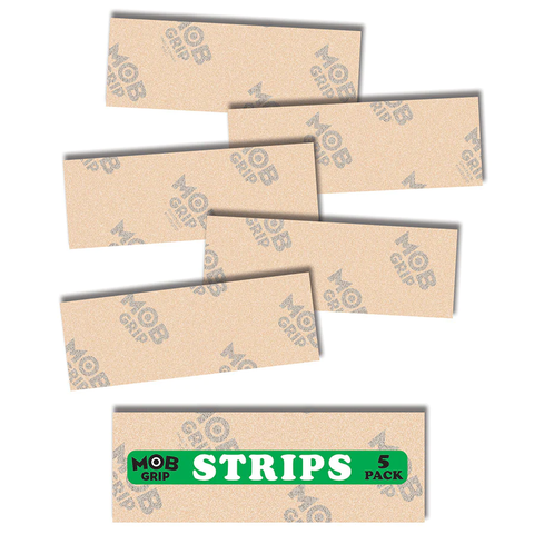 Mob Grip Tape 9in x 3.25in Clear Grip Strips Bg/5