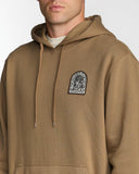 RVCA Mens Palm Grove Hoodie - Coyote