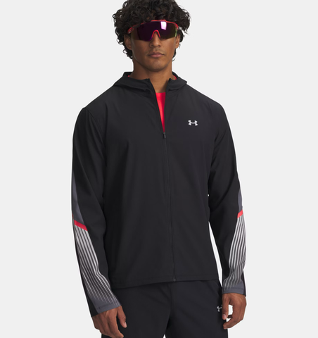 Under Armour Men's UA Velociti Storm Jacket - Black / Castlerock - 001