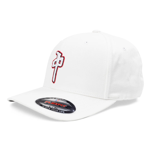 RDS OG Puffy Grande Flexfit Hat - White/Red