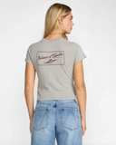 RVCA Women's 411 Tee - Sky Grey