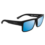 Spy Montana Sunglasses - Soft Matte Black - Happy Boost Polar Ice Blue Mirror