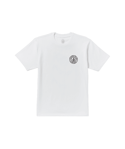 Volcom Mens Logo Stamp SS Tee - White