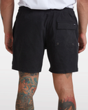 RVCA Mens Escape Elastic Short - Black