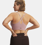 Under Armour Women's UA Vanish Seamless Low Sports Bra - Tourmaline Pink / Sierra Taupe - 673