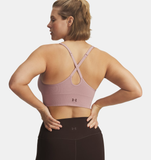 Under Armour Women's UA Vanish Seamless Low Sports Bra - Tourmaline Pink / Sierra Taupe - 673