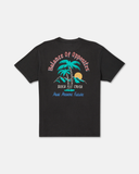 RVCA Mens Frond Mural Short Sleeve Tee - Black