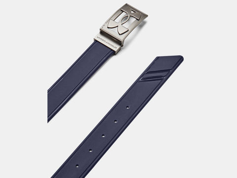 Under Armour Men's UA Driver Silicone Belt - Midnight Navy/Steel - 410