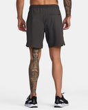 Mens Yogger Stretch Elastic Waist Shorts 17"