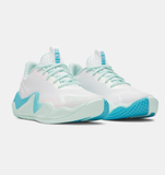 Under Armour Womens Ace Low 2 - White / Refresh Mint / Blue Blur - 100