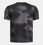 Under Armour Boys' UA Vanish Printed Short Sleeve - Black / Castlerock - 001