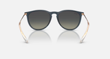 Ray-Ban Erika Sunglasses - Rubber Blue W/ Grey Gradient