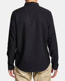 RVCA Mens Thatll Do Stretch Long Sleeve Shirt - Black