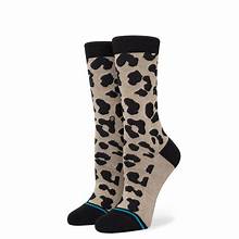Stance Womens Show Some Skin Crew Socks - Taupe