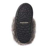 Manitobah Kid's Waterproof Faux Fur Snowy Owlet Mukluk - Charcoal