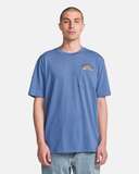 Volcom Mens Great Divide Short Sleeve Tee - Blueberry