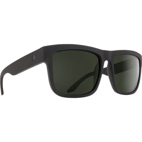 Spy Discord Sunglasses - SOSI Matte Black - Happy Gray Green