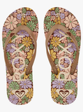 Roxy Womens Tahiti Sandals - Brown Combo