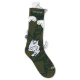 Ripndip Lord Nermal Socks - Forest Camo
