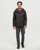 Tentree Mens Nimbus Rain Jacket - Meteorite Black