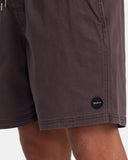 RVCA Mens Escape Elastic Waist Shorts 17"
