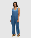 Tentree Women's Nova Overall - Mid Wash