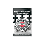INDY Genuine Parts 1 in Phillips Hardware Black Pk/8