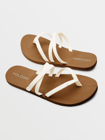 Volcom Womens Easy Breezy II Sandals - White