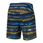Saxx Mens Betawave 7" Swim Shorts -  Shade Stripe - Multi
