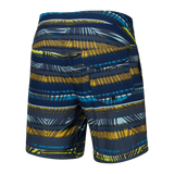 Saxx Mens Betawave 7" Swim Shorts -  Shade Stripe - Multi