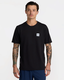 RVCA Mens 2X Short Sleeve Tee - Black