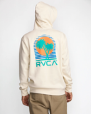 RVCA Mens Puerto Nuevo Hoodie - Silver Bleach