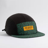 Coal The Bridger Fleece 5 Panel Cap - Dark Green Grid Camo