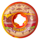 Slime Balls Wheels 56mm Jeremy Fish Burger Speed Balls Red Yellow Swirl 99a