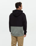 Tentree Mens Howson Hoodie - Meteorite Black Agave Green