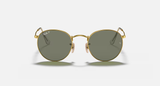 Ray-Ban Round Metal Sunglasses - Arista W/ G-15 Green