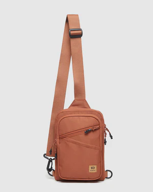 Tentree Newport Sport Sling Water Repellent Crossbody Bag - Clay Tile