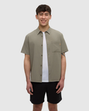 Tentree Mens Hurst Button Up Shortsleeve Shirt - Clay