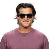 Spy Discord Sunglasses - SOSI Matte Black - Happy Gray Green Polar