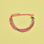 Pura Vida Laguna String and Chain Bracelet ~ Daiquiri