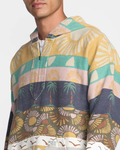 RVCA Mens Exotica Poncho - Multi Abstract