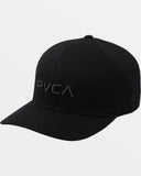RVCA Mens Flex Fit Hat - Black