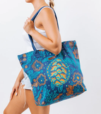 Sand Cloud Beach Tote - Reef Turtles