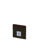 Herschel Charlie Cardholder Wallet - Ivy Green/Chicory Coffee
