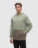 Tentree Mens Relaxed Howson Hoodie - Light Moss / Clay