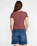 RVCA Womens Forever Tee - Terra Brown